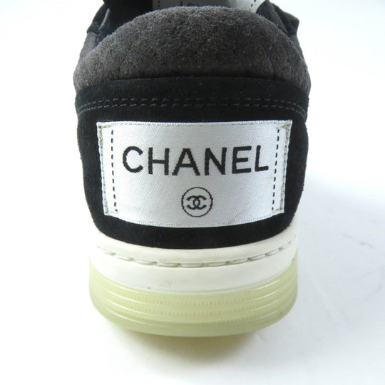 CHANEL Low cut sneakers 22C G38740 Main: Suede black Women 37 Used Authentic