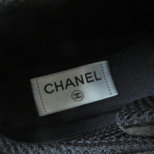 CHANEL Low cut sneakers 22C G38740 Main: Suede black Women 37 Used Authentic