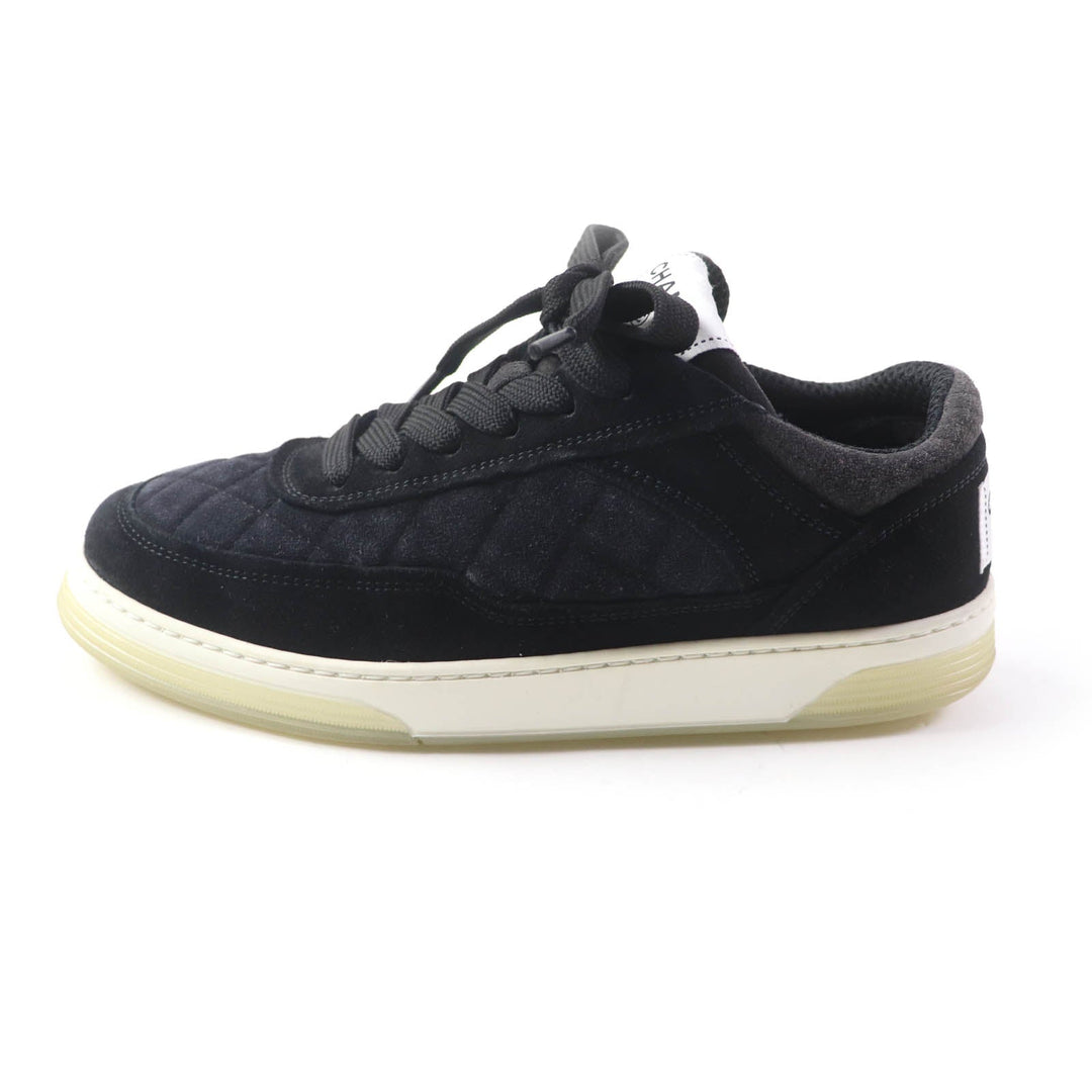 CHANEL Low cut sneakers 22C G38740 Main: Suede black Women 37 Used Authentic