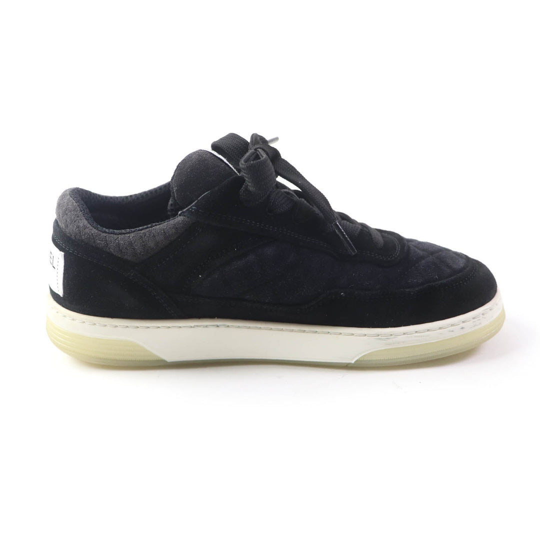 CHANEL Low cut sneakers 22C G38740 Main: Suede black Women 37 Used Authentic