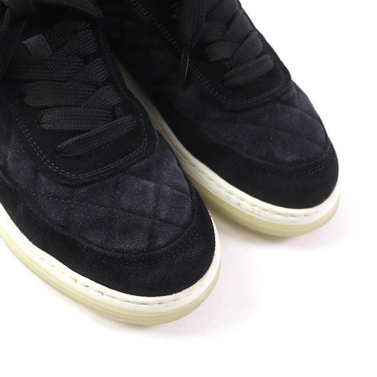 CHANEL Low cut sneakers 22C G38740 Main: Suede black Women 37 Used Authentic