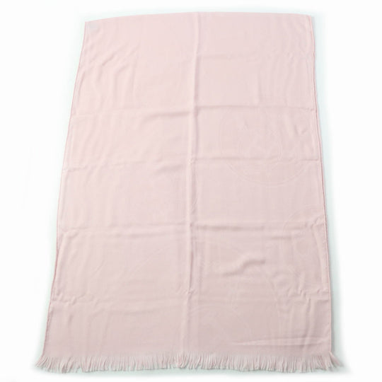 HERMES Stall H262494S Main: 85% cashmere, Main: 15% silk Light pink New Libris Women Used Authentic