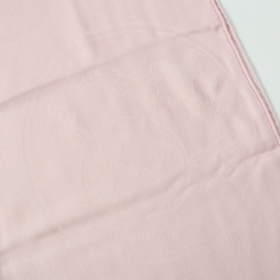 HERMES Stall H262494S Main: 85% cashmere, Main: 15% silk Light pink New Libris Women Used Authentic