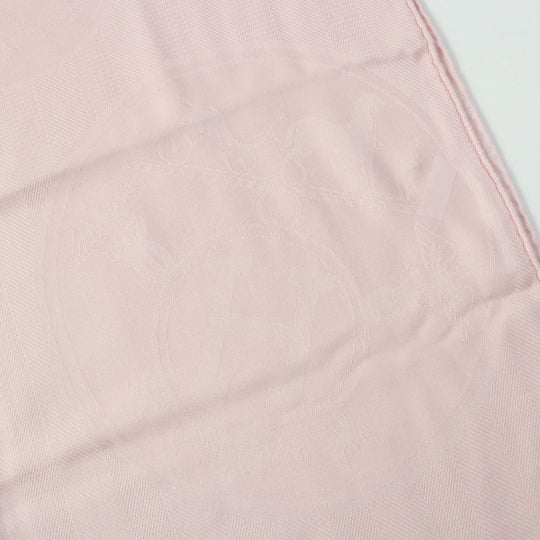 HERMES Stall H262494S Main: 85% cashmere, Main: 15% silk Light pink New Libris Women Used Authentic