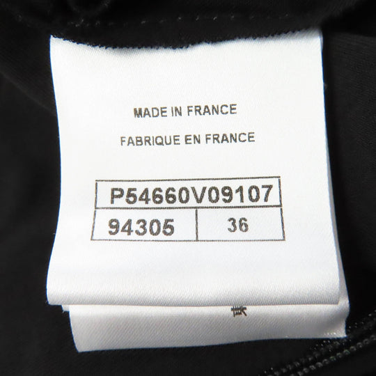 CHANEL flare skirt P54660 Main: 100% rayon black Women 36 Used Authentic