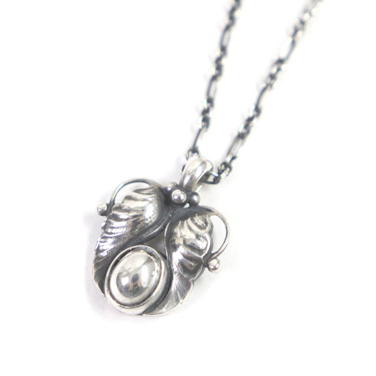 Georg Jensen Necklace Main�FSV925 Silver Women Used Authentic