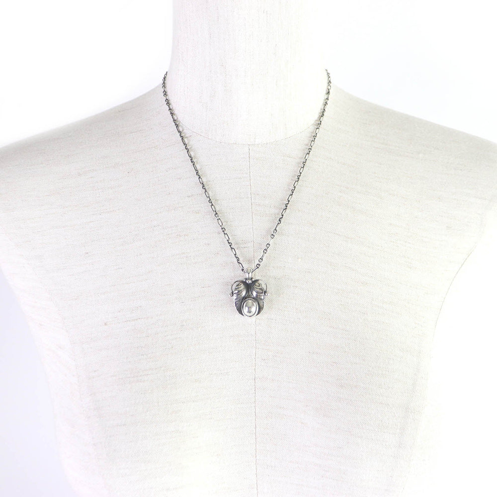 Georg Jensen Necklace Main�FSV925 Silver Women Used Authentic