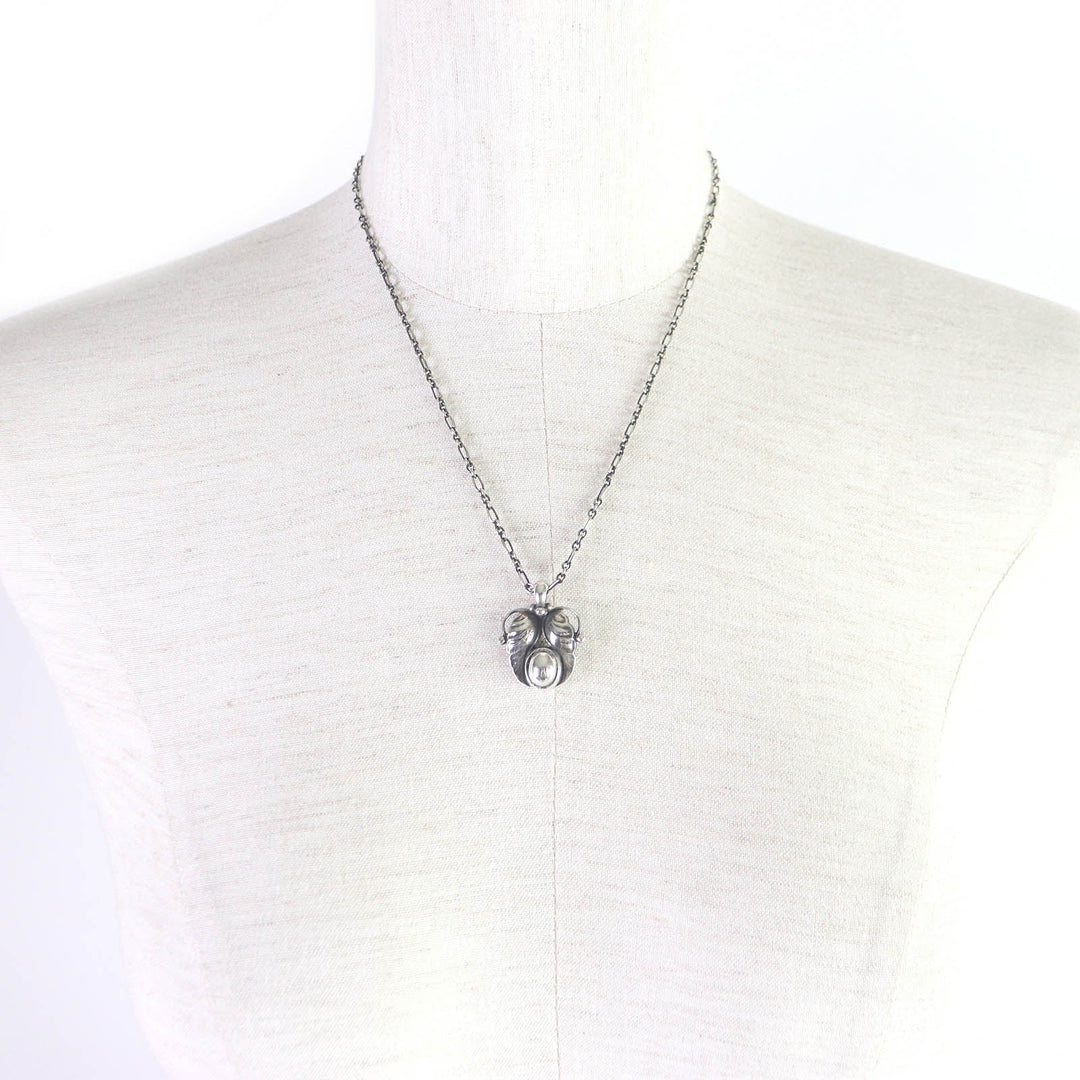 Georg Jensen Necklace Main�FSV925 Silver Women Used Authentic