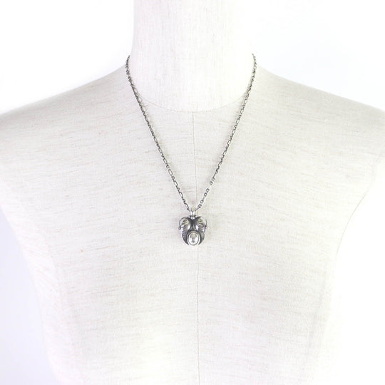 Georg Jensen Necklace Main�FSV925 Silver Women Used Authentic