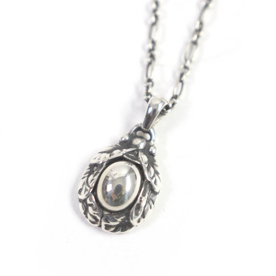 Georg Jensen Necklace Main�FSV925 Silver Women Used Authentic