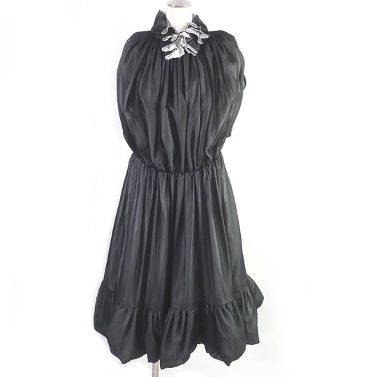 COMME des GARCONS one piece GK-O019 Outer: 100% polyester, Lining: 100% cotton, Part: 100% nylon black Women M Used Authentic