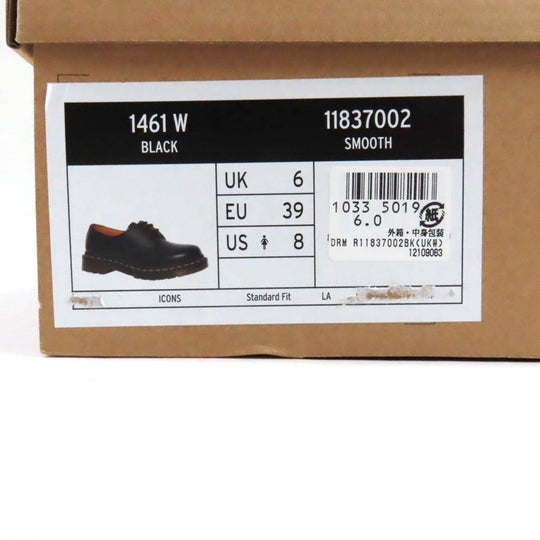 Dr.Martens Leather shoes 1461W Main: Leather black GIBSON Gibson Women 39 Used Authentic