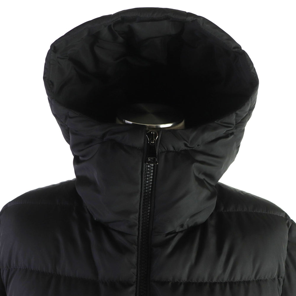 MONCLER Down jacket Outer: 100% nylon, Lining: 100% nylon, Filling: 90% down, Filling: 10% feather, Hood lining: 100% nylon black DERA Women 00 Used Authentic