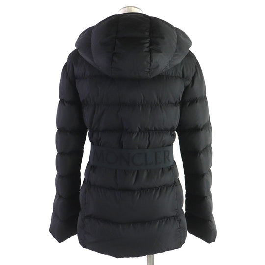MONCLER Down jacket Outer: 100% nylon, Lining: 100% nylon, Filling: 90% down, Filling: 10% feather, Hood lining: 100% nylon black DERA Women 00 Used Authentic