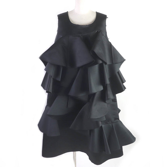 COMME des GARCONS one piece GK-O012 Main: 100% polyester black Women M Used Authentic