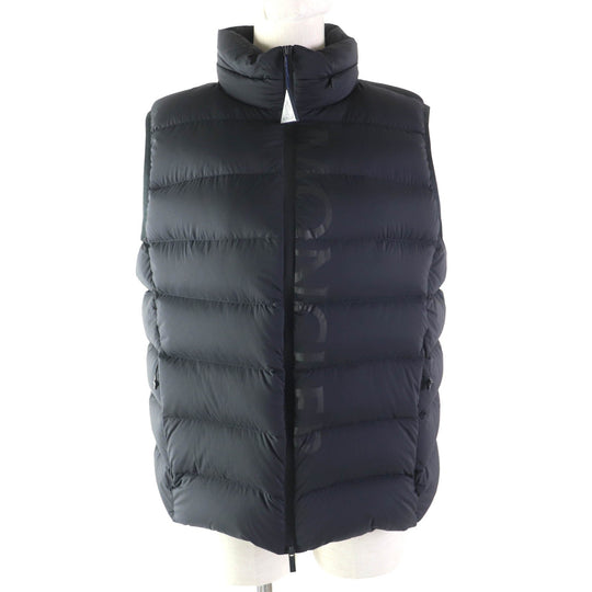 MONCLER Down vest Outer: 100% nylon, Lining: 100% nylon, Filling: 90% down, Filling: 10% feather black CENIS Women 3 Used Authentic