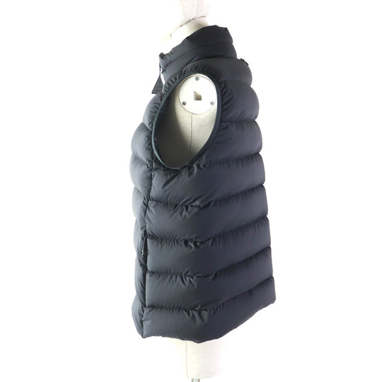 MONCLER Down vest Outer: 100% nylon, Lining: 100% nylon, Filling: 90% down, Filling: 10% feather black CENIS Women 3 Used Authentic