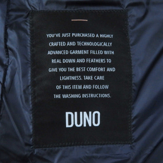 DUNO down coat Outer material: 42% wool, Outer material: 40% rayon, Outer material: 18% polyester, Outer material: 100% polyester, Lining: 100% nylon Navy BALLON Women 40 Used Authentic