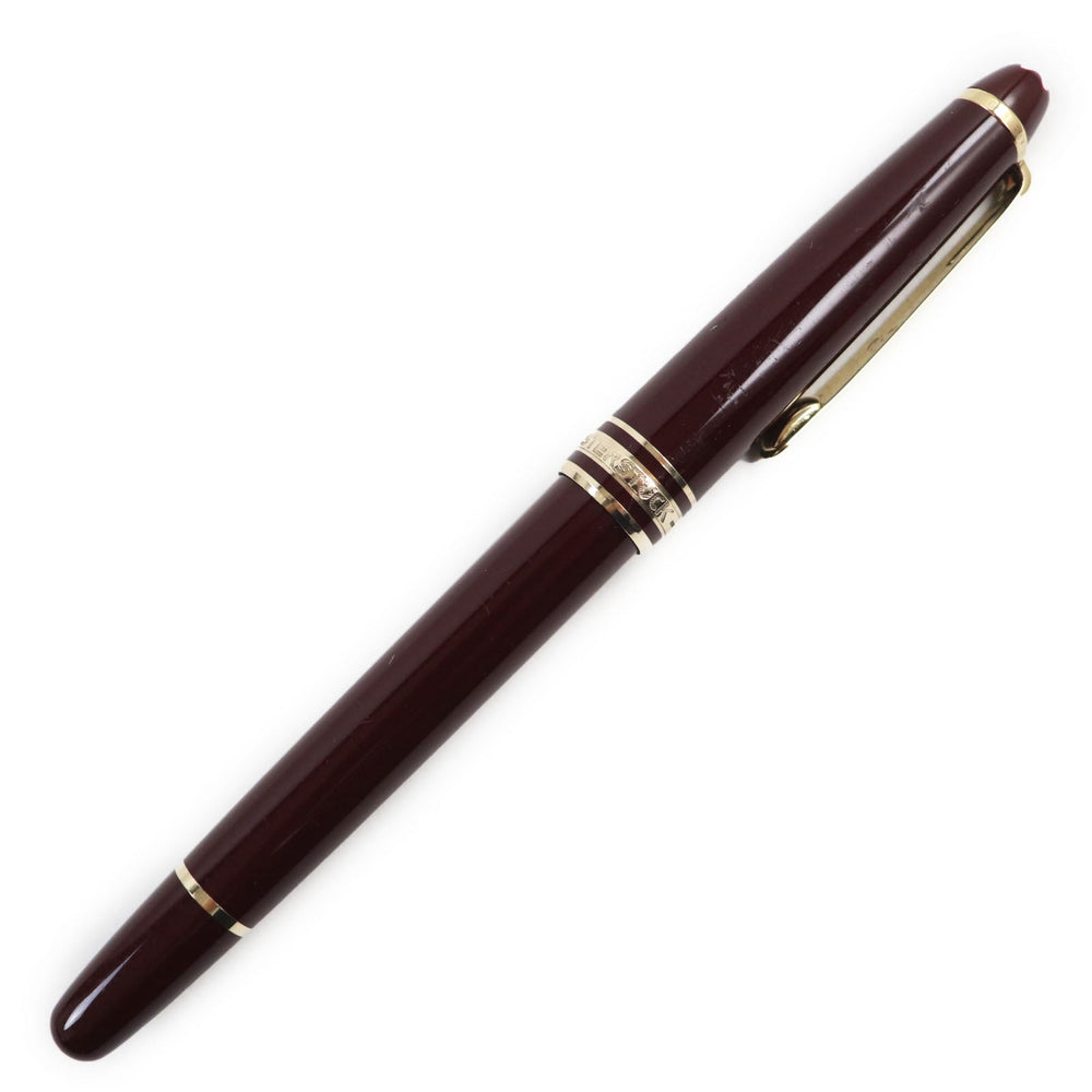 MONTBLANC Ballpoint pen resin Bordeaux Gold Meisterstck mens(Unisex) Used Authentic