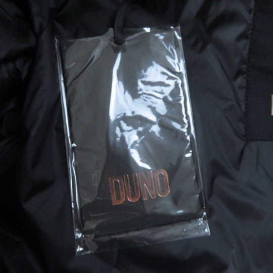 DUNO down coat Outer material: 42% wool, Outer material: 40% rayon, Outer material: 18% polyester, Outer material: 100% polyester, Lining: 100% nylon black BALLON Women 40 Used Authentic