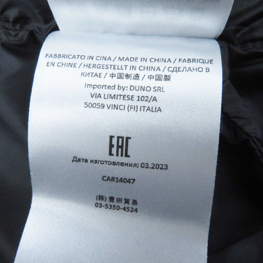 DUNO down coat Outer material: 42% wool, Outer material: 40% rayon, Outer material: 18% polyester, Outer material: 100% polyester, Lining: 100% nylon black BALLON Women 40 Used Authentic