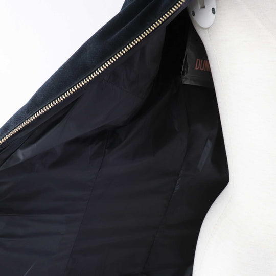 DUNO down coat Outer material: 42% wool, Outer material: 40% rayon, Outer material: 18% polyester, Outer material: 100% polyester, Lining: 100% nylon black BALLON Women 40 Used Authentic