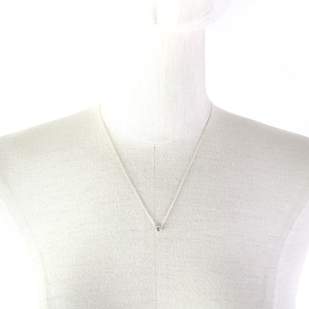 TIFFANY&Co. Necklace Main: SV925, Part: Aquamarine Silver light blue El Saperetti Color by the yard Women Used Authentic