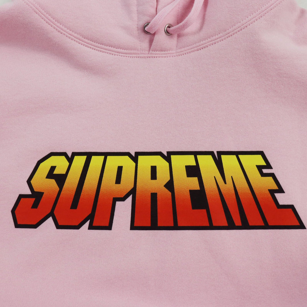 Supreme Hoodie Main: 84% cotton, Main: 16% polyester pink Gradient Hooded Sweatshirt Gradient Hooded Sweatshirt mens M Used Authentic