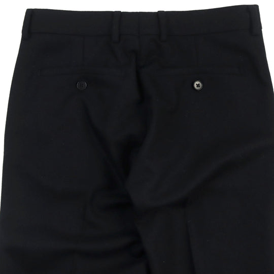 HERMES slacks Outer: 100% wool, Lining: 100% cupra, Part: 100% cotton black Women 38 Used Authentic
