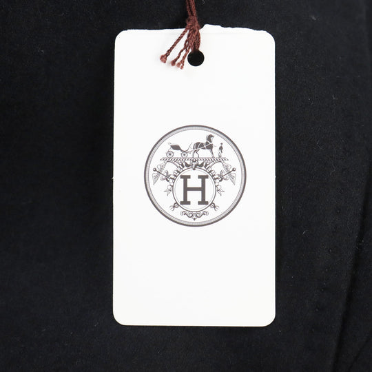 HERMES slacks Outer: 100% wool, Lining: 100% cupra, Part: 100% cotton black Women 38 Used Authentic