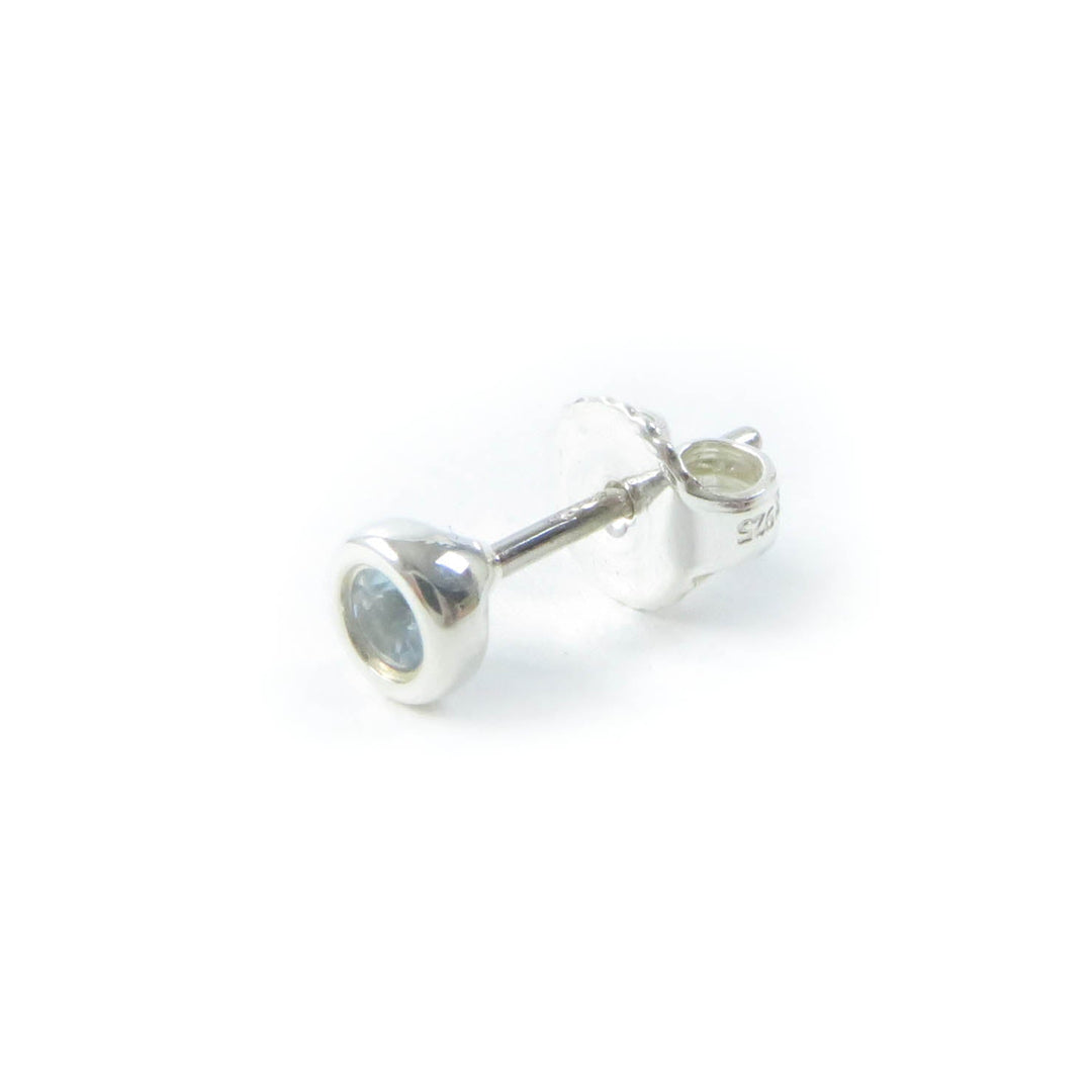 TIFFANY&Co. Pierce Main: AG925, Part: Aquamarine Silver blue Elsa Peretti Color by the Yard Pierce Women Used Authentic