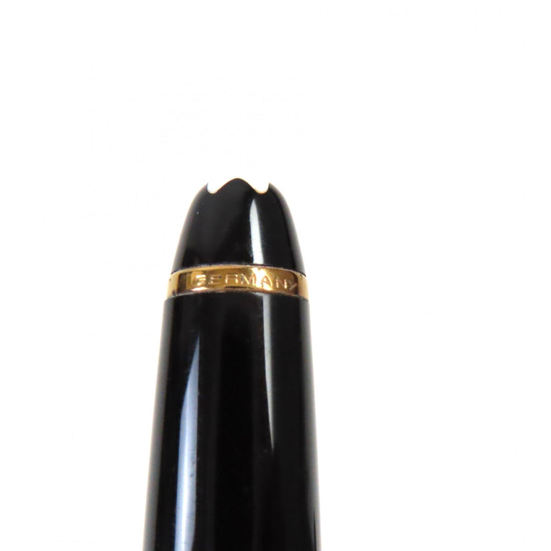 MONTBLANC fountain pen Main: Resin Nib: K14 Black gold Meisterstck mens Used Authentic
