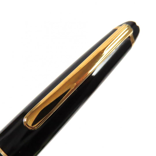 MONTBLANC fountain pen Main: Resin Nib: K14 Black gold Meisterstck mens Used Authentic