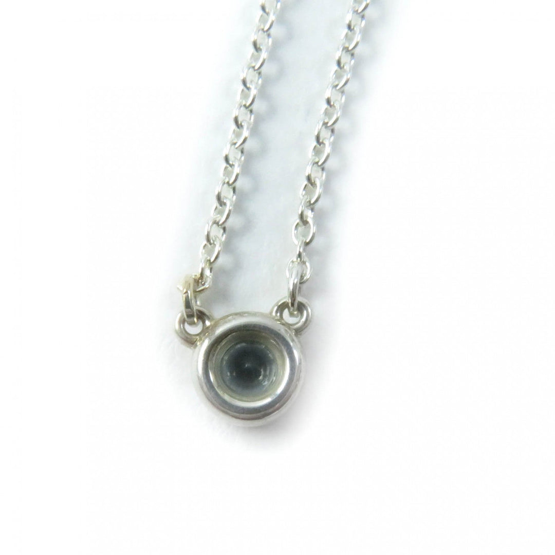 TIFFANY&Co. Necklace Main: AG925, Part: Aquamarine Silver blue Elsa Peretti Color by the Yard Aquamarine Pendant Women Used Authentic