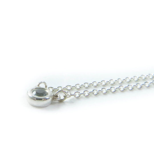 TIFFANY&Co. Necklace Main: AG925, Part: Aquamarine Silver blue Elsa Peretti Color by the Yard Aquamarine Pendant Women Used Authentic