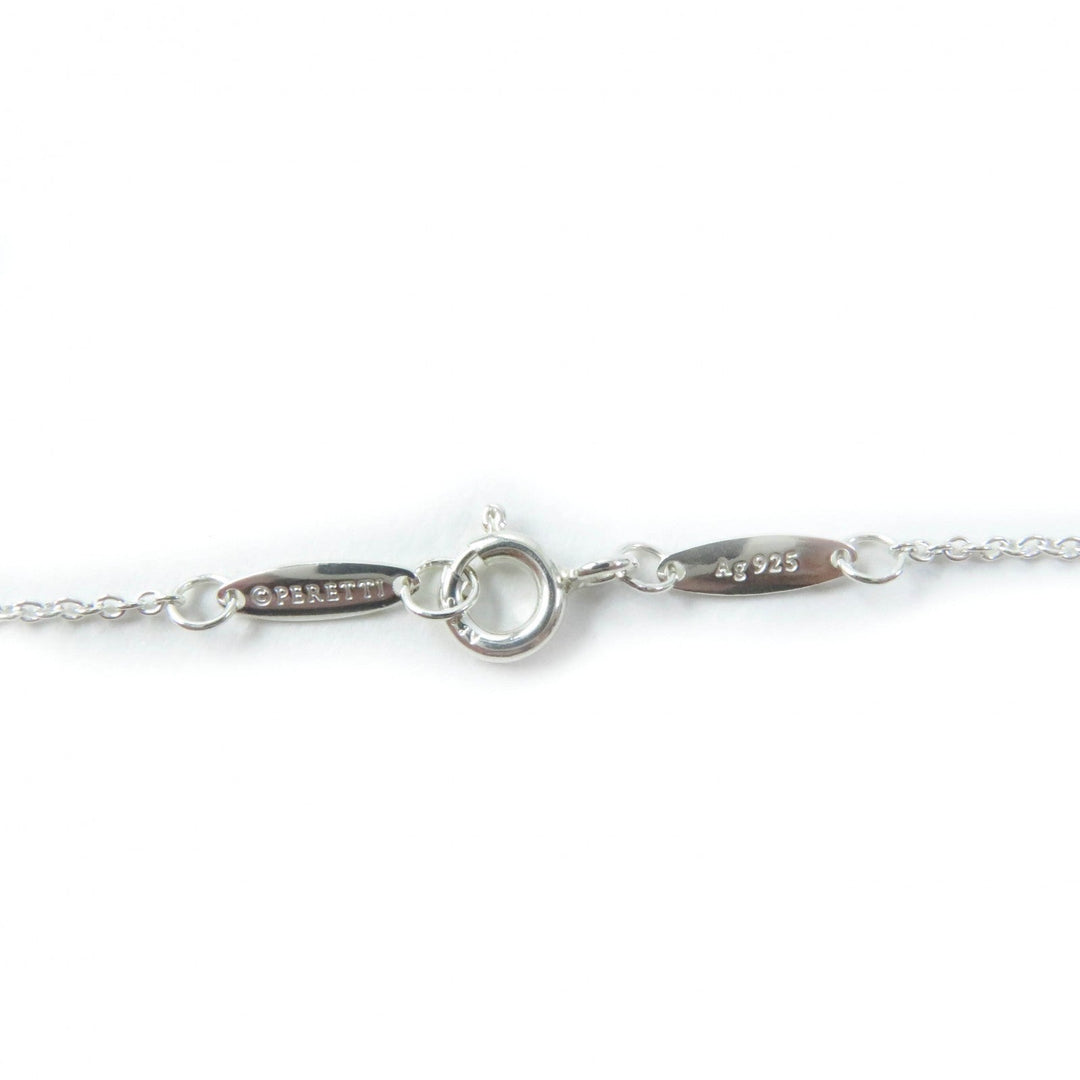 TIFFANY&Co. Necklace Main: AG925, Part: Aquamarine Silver blue Elsa Peretti Color by the Yard Aquamarine Pendant Women Used Authentic