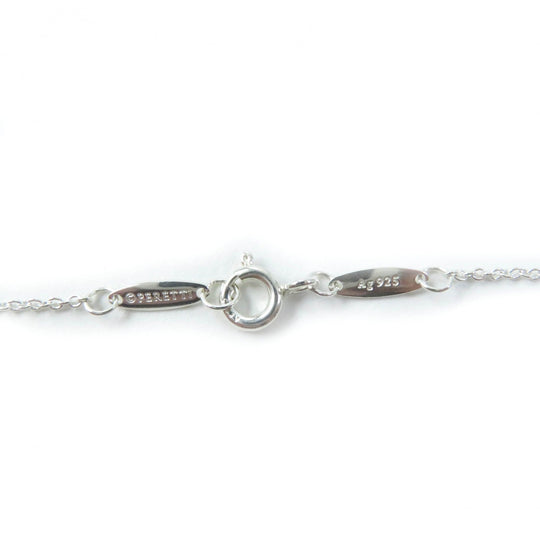 TIFFANY&Co. Necklace Main: AG925, Part: Aquamarine Silver blue Elsa Peretti Color by the Yard Aquamarine Pendant Women Used Authentic