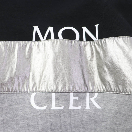 MONCLER sweat Main: 93% cotton, Main: 7% nylon, Part: 96% cotton, Part: 4% polyurethane, Other fabric: 100% cotton Multi MAGLIA Women S Used Authentic