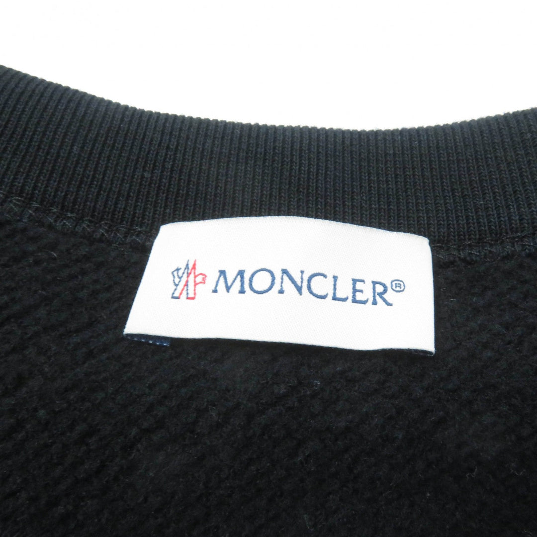 MONCLER sweat Main: 93% cotton, Main: 7% nylon, Part: 96% cotton, Part: 4% polyurethane, Other fabric: 100% cotton Multi MAGLIA Women S Used Authentic