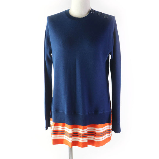 LOUIS VUITTON knit Main: 100% wool, Part: 100% silk Multi Women S Used Authentic