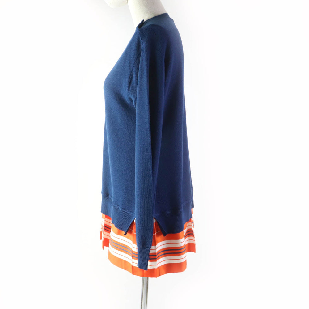 LOUIS VUITTON knit Main: 100% wool, Part: 100% silk Multi Women S Used Authentic