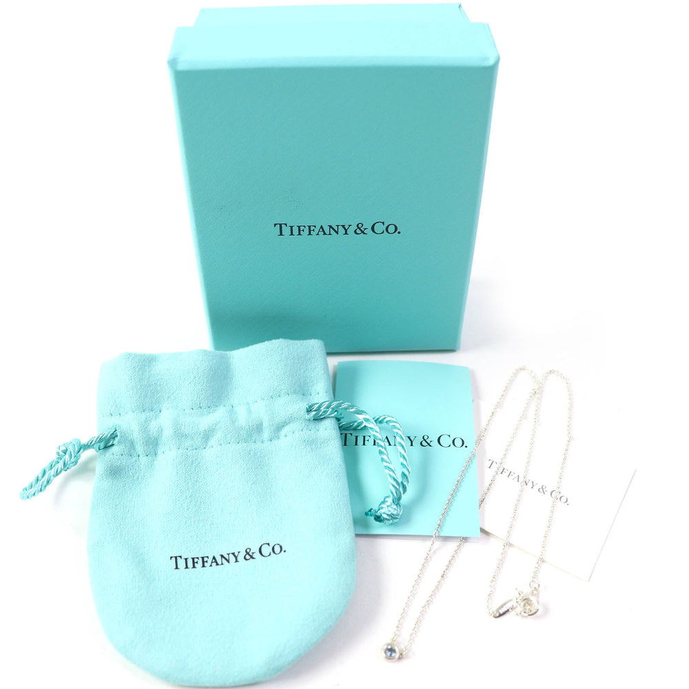 TIFFANY&Co. Necklace Main: AG925, Part: Aquamarine Silver light blue El Saperetti Color by the yard Women Used Authentic