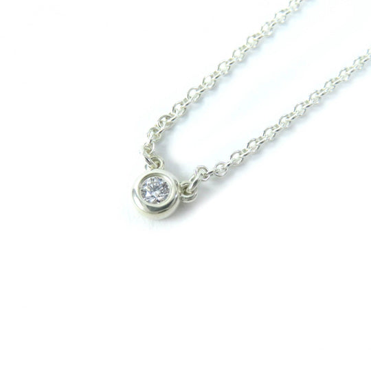 TIFFANY&Co. Necklace Main: AG925, Part: Diamond Silver El Saperetti By the yard Women Used Authentic