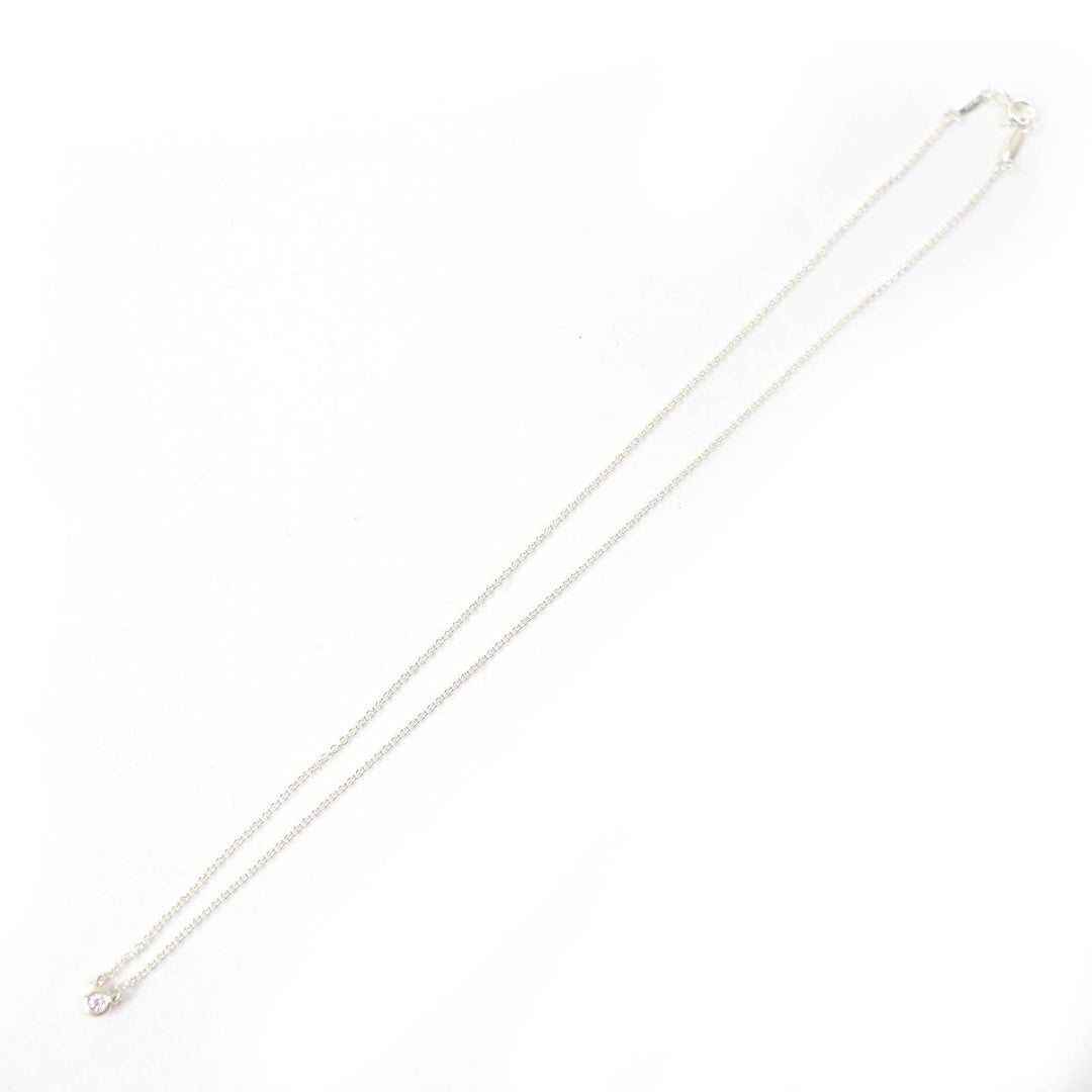 TIFFANY&Co. Necklace Main: AG925, Part: Diamond Silver El Saperetti By the yard Women Used Authentic