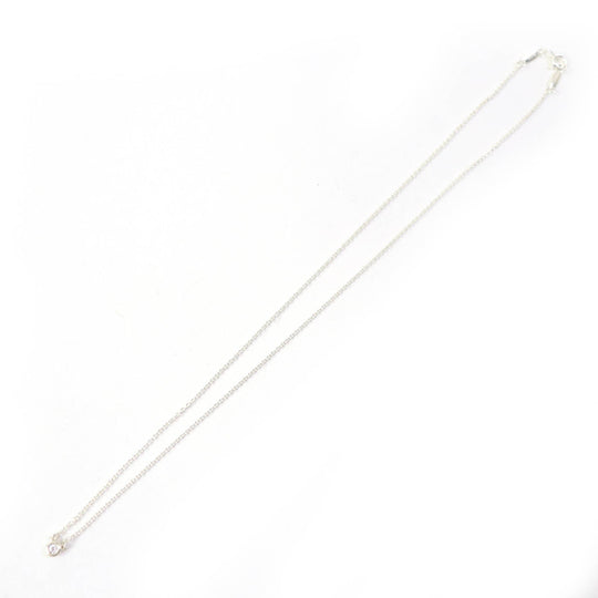 TIFFANY&Co. Necklace Main: AG925, Part: Diamond Silver El Saperetti By the yard Women Used Authentic