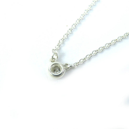 TIFFANY&Co. Necklace Main: AG925, Part: Diamond Silver El Saperetti By the yard Women Used Authentic