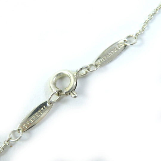 TIFFANY&Co. Necklace Main: SV925, Part: Aquamarine Silver light blue El Saperetti Color by the yard Women Used Authentic