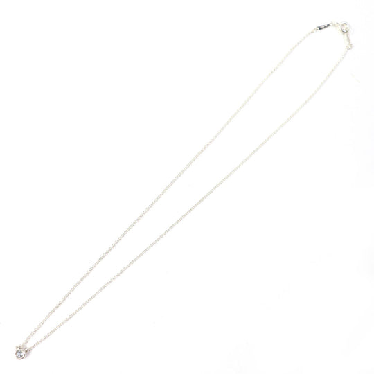 TIFFANY&Co. Necklace Main: SV925, Part: Aquamarine Silver light blue El Saperetti Color by the yard Women Used Authentic
