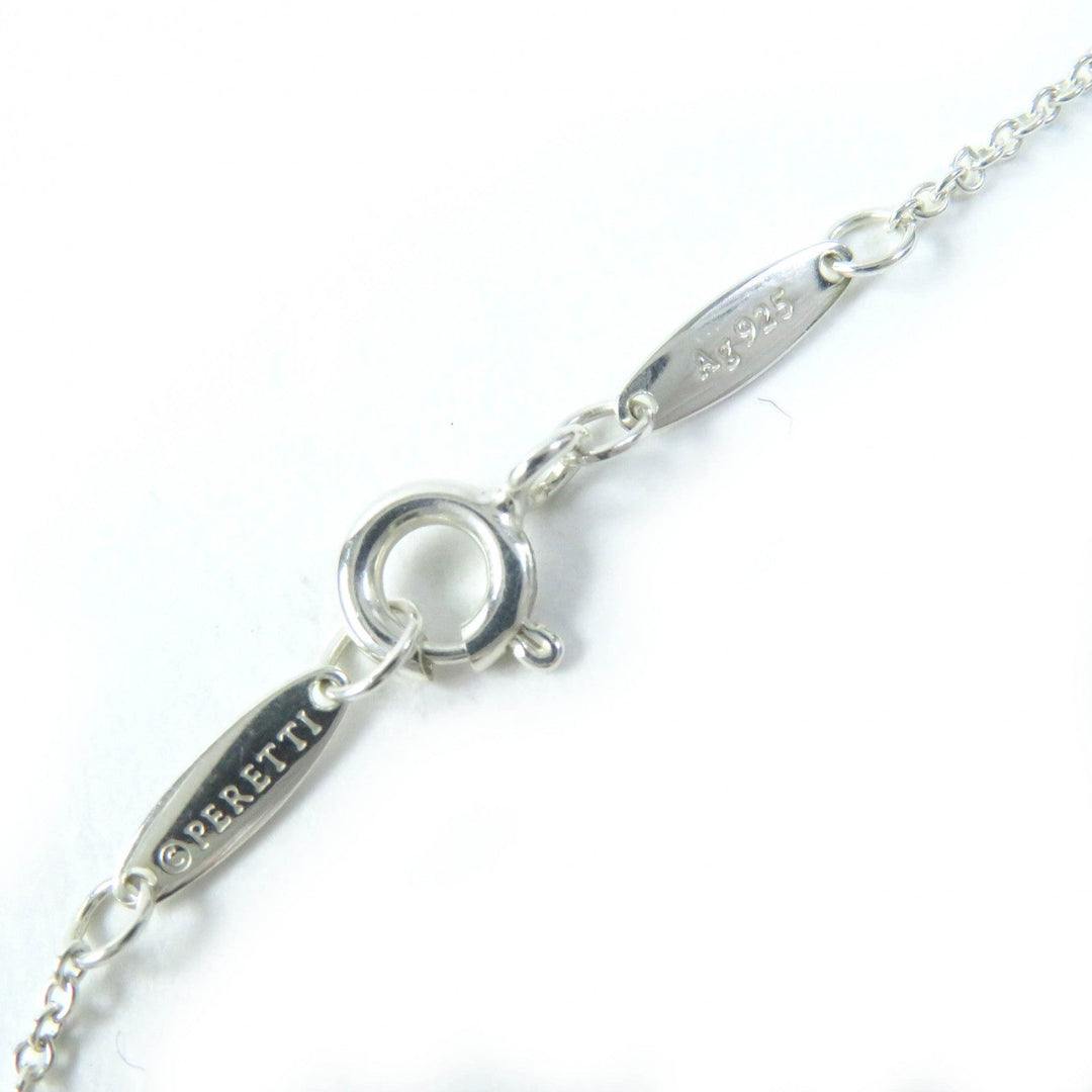 TIFFANY&Co. Necklace Main: SV925, Part: Aquamarine Silver light blue El Saperetti Color by the yard Women Used Authentic