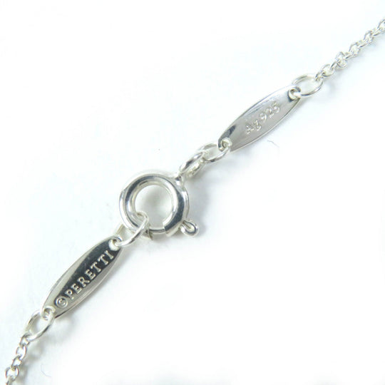 TIFFANY&Co. Necklace Main: SV925, Part: Aquamarine Silver light blue El Saperetti Color by the yard Women Used Authentic